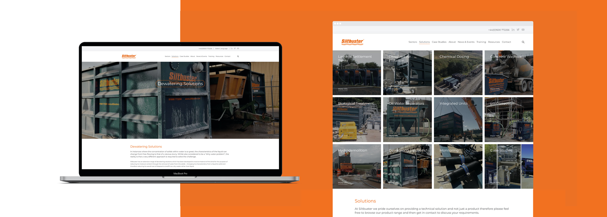 Bespoke Responsive Website Design | Siltbuster Case Study
