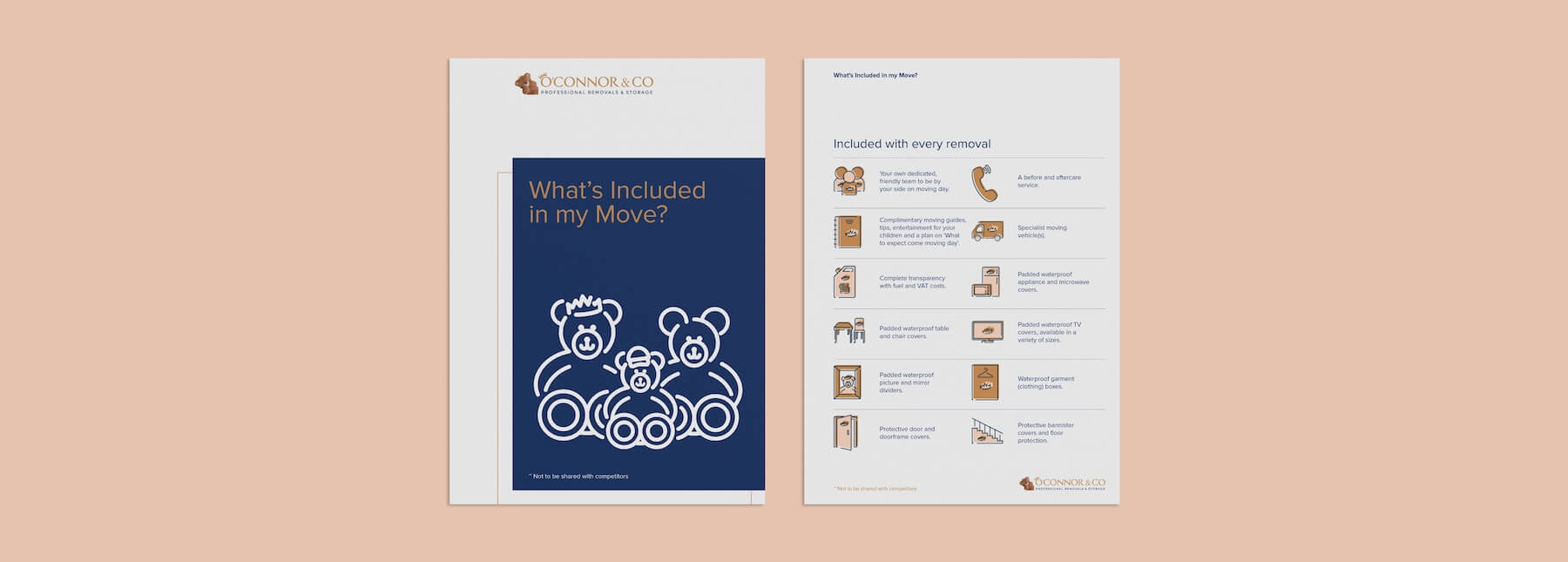 Infographic & Iconography Communication | O’Connor Removals Case Study
